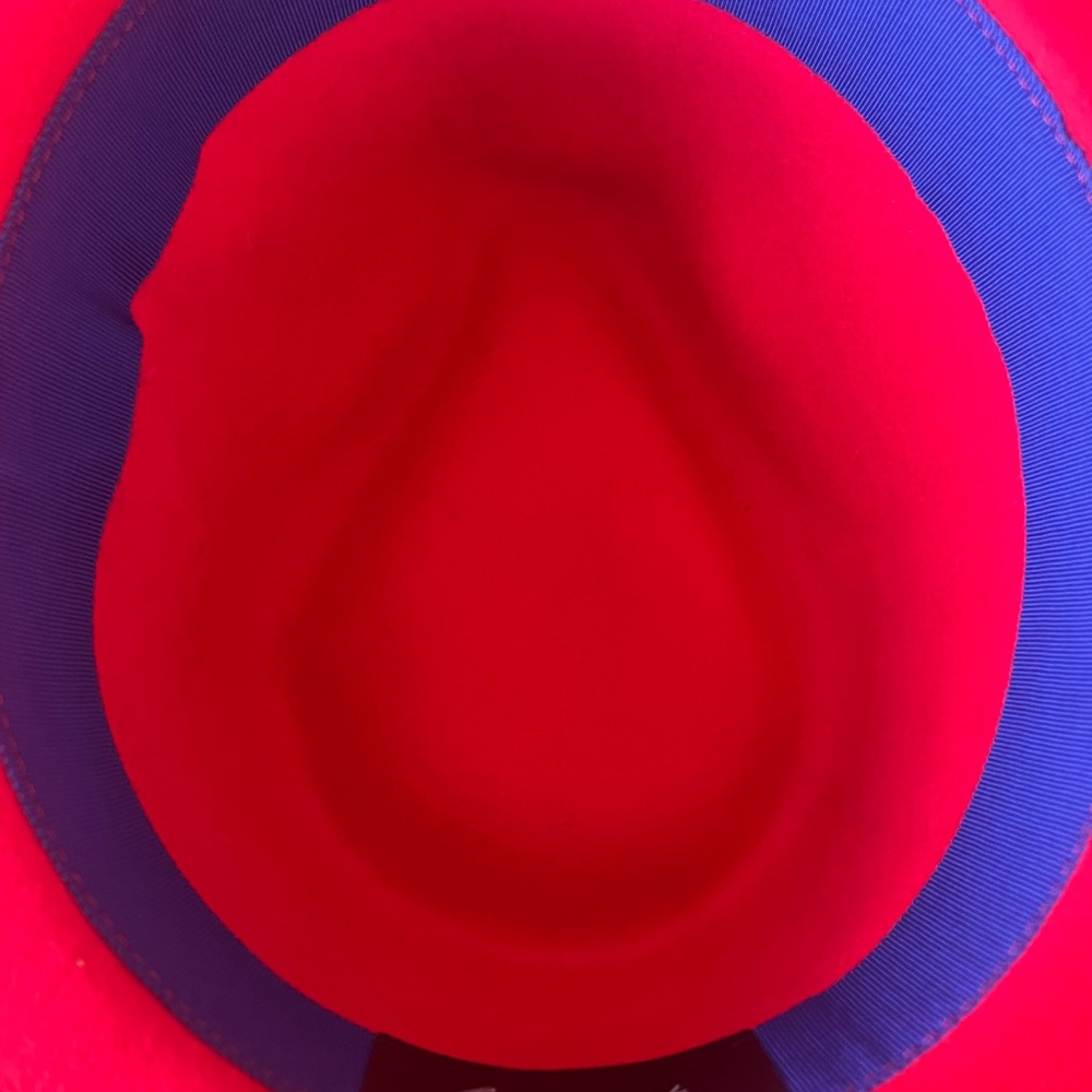 Frances Grey Red Women's Angie Felt Hat - never worn - Picture 7 of 9